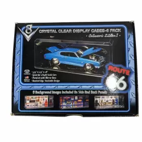 Collectors Edition I 081654057756 Diecast Vehicle Display Cases Crystal Clear Mirror 6-pack