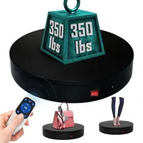 Mt320rl40jv3-b Comxim 12.6inch/350lbs Capacity Electric Motorized Turntable Remote Rotating Display Mt320rl40jv3-b Comxim 12.6inch/350lbs Capacity Electric Motorized Turntable Remote Rotating Display