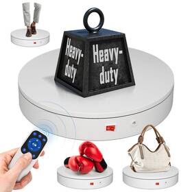 Comxim Mt400rl60jv3-w 15.8in Remote Motorized Electric Turntable Rotating Display Stand Pl