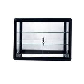 Crlhc Crlhc-w2221p201226 Tempered Glass Counter Top Display Showcase Standard Aluminum Framing With Lock