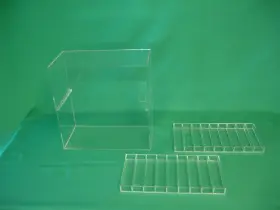 Ej-1820 Desert Star Plastics Display Case With 1 Inch Slot
