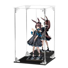 Dezzer De2058 Acrylic Display Case For Collectibles Assemble Clear Box With