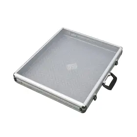 Al813 Display And Fixture Store Aluminum Tempered Glass-top Case Measures 24 Inch Long By 20 Wide 3
