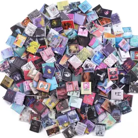 Diydec-us-st756m1p1 Diydec 300pcs Mini Books Miniatures Dollhouse For Anxiety Bookshelf Tiny Plast