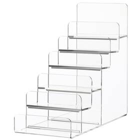 Doitool Tl127i42t1280558rmmch Acrylic Display Riser Shelf Stand 6 Tier Wallet Perfume Organizer St