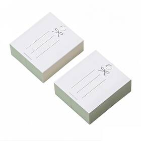 Doromy 737547444881 200 Pcs Kraft Paper Hair Clip Display Cards Barrettes Holder Jew