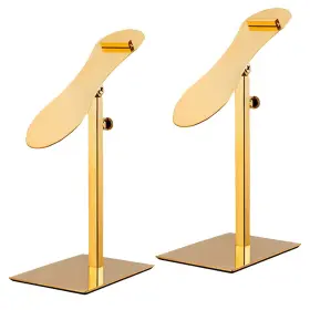 Dzlohas 615200582272 Shoe Display Stand Golden Risers Countertop Adjustable Rack Retai Dzlohas 615200582272 Shoe Display Stand Golden Risers Countertop Adjustable Rack Retai