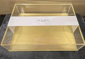 Ec Studio Bor10ds Heavyweight Acrylic/stainless Steel Display Box 15 Inch X11 X4 Italian