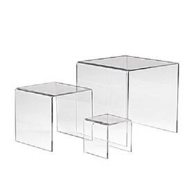 Econoco Dr4410 Ff/dr4410 3pc Display Riser Clear Acrylic
