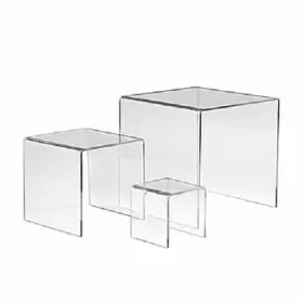 Dr4410 Econoco Ff/dr4410 3pc Display Riser Clear Acrylic