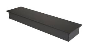 Econoco Wd6016-bk Wood Platform Bases For Glass Cubbies Black Melamine