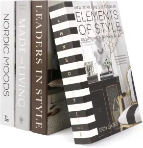 Jjumoods10 Ediactcyl 4 Pack Faux Books For Decoration Modern Fashion Colorful
