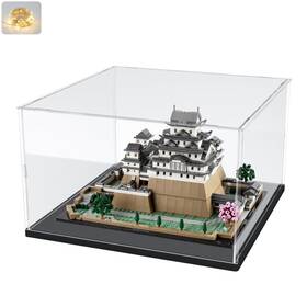 Elepure 353520 Thickened Clear Acrylic Display Case 13.8 X 7.9 Inch Internal Black