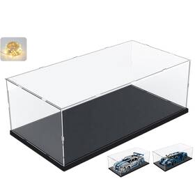 Elepure 452520 Clear Acrylic Display Case For Lego 2022 Ford Gt 42154 42210 Nissan Gt-r