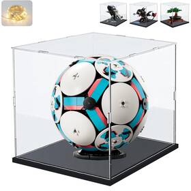 Elepure Us-yklhms25x25x25h Thickened Clear Acrylic Display Case For Lego 10281 21056 76439 10266 Collect