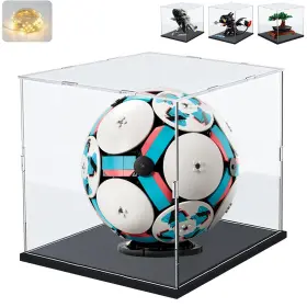 Us-yklhms25x25x25h Elepure Thickened Clear Acrylic Display Case For Lego 10281 21056 76439 10266 Collect