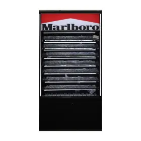 90-61.5 Elite Kitchen Supply 7ftx4ft 600 Pack Cigarette Display Rack Retail Tobacco Auto Feed With Led Light