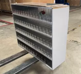 Elite Kitchen Supply 91.5-75 Clearance 36 Inch W 750 Pack Cigarette Tobacco Display Rack Free Shipping