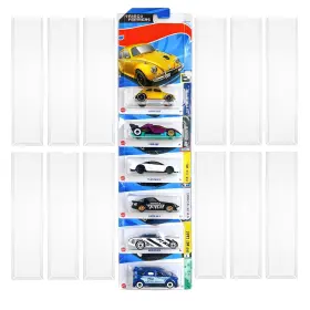 Enklogic 727467478981 12 Pack Model Car Wall Display Compatible With Packaged Hot-wheels Match-box