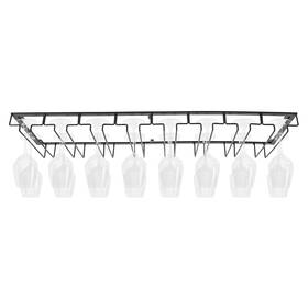 Eurhomeplus 796713569247 16 Wine Glasses Rack Holder Hanging Metal Storage Shelf Wall-mounted Cup Hold