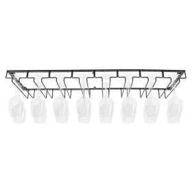 Eurhomeplus 796713569247 16 Wine Glasses Rack Holder Hanging Metal Storage Shelf Wall-mounted Cup Hold