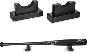 Famoore Fam605 Baseball Bat Display Holder Rack Mount For Table Or Desk- Replaces Case St