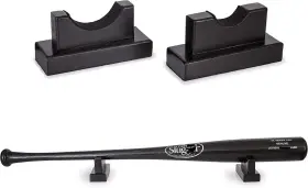 Fam605 Famoore Baseball Bat Display Holder Rack Mount For Table Or Desk- Replaces Case St Fam605 Famoore Baseball Bat Display Holder Rack Mount For Table Or Desk- Replaces Case St