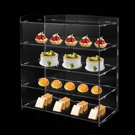 Ffanhia St-1127-8 Acrylic Display Case Retail Countertop Bakery Pastry Cas