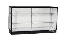 Fibonacci Displays Kd4g-kd5g-kd6g-bk Extra Vision Glass Display Showcase With Black Aluminum Frame