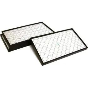 83-250w Findingking 1-1bk 150 White Foam Gem Jars Showcase Stackable Display Trays