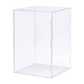 Fipux 619668073471 25x25x40cm Display Case Acrylic Box Transparent Showcase For Collectibles