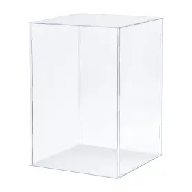 25x25x40cm Fipux 619668073471 Display Case Acrylic Box Transparent Showcase For Collectibles
