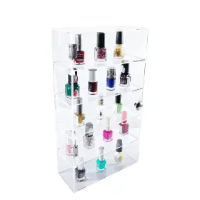 10141-npf Fixturedisplays Clear Acrylic 5 Tiers Display Rack Case Organizer Storage Shot Glass