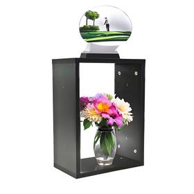 Fixturedisplays 10193-nf 14x6x10 Inch Wood Frame Organizer Cubbie Hole Stackable Slot Nuts Bolts Accessories