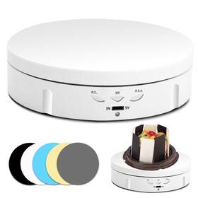 Foleto 763539911932 Rotating Display Stand 360 Degree Electric Turntable For Photograph