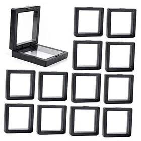 Framendino Mc19140 Group1 20 Pack 3d Floating Frame Display Case 2.8 X 0.8 Inch Black