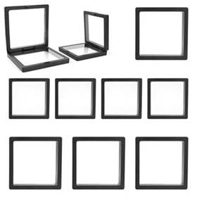 Framendino Mc19143 10 Pack 3d Floating Frame Display 3.5 X Inch And 4.3 Black
