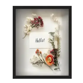 Mdf-2060b Frameworks Mdf-2060b/1216bk 12 Inch X 16 Black Wooden Shadow Box Frame Display C
