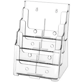 Fucdtefc 761062393324 Acrylic Brochure Holder 8.5x11 And 4 X9 Inches Clear Tier Magazine Br