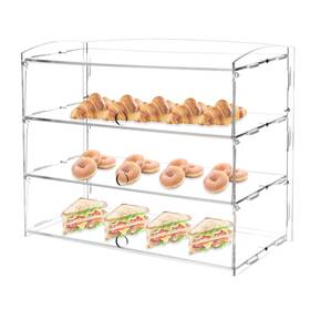 Funsmore Ykld03 Acrylic Pastry Display Case Bakery Countertop Retail Cou