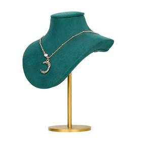 Gemeshou Bs-39 Velvet Necklace Stand Display Small Holder Jewelry Mannequin Stand