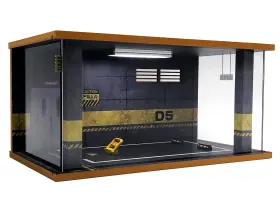 Gemutlich 746740539850 Display Case For 1/18 Diecast Cars Acrylic 1/12 Scale Toy Mo