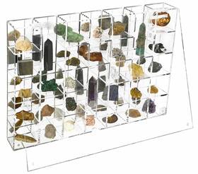 Gjkldcvb 749824583084 Adjustable Acrylic Display Case Clear Wall Mounted Or Desktop 35 Room Storage