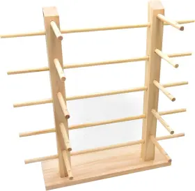 90000248 Golden Strawberry 10-layer Wooden Glasses Display Stand Wood Sunglass Rack Holder Organize