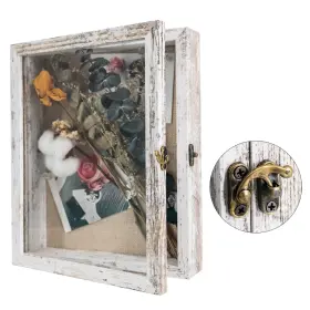B0995jgvkf Graduatepro Shadow Box Frame 8x10 Display Case With Linen Back Real Glass Wi