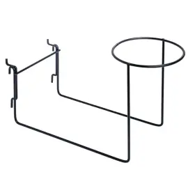 289-chr-mf-b Grand & Benedicts Inc Pegboard Ball Display Holder 5 Inch Black