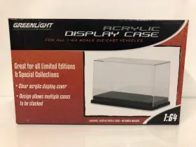 Gl55025 Greenlight Collectible Acrylic Display Show Case With Black Plastic Base For