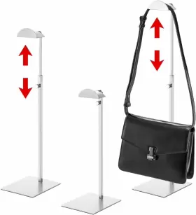 Hacaroa 737655658347 3 Pack Purse Display Stand Stainless Steel