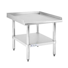 Hally Sinks & Tables H Eq-2824 Stainless Steel Equipment Stand 28x24 Inches With Undershelf Nsf Comme