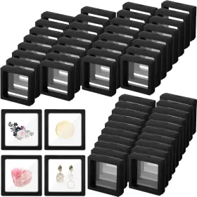 7xtion1m Hekoujiub 727360 1 60 Pcs 3d Floating Display Case 2.8 X 0.8 Inch Transparent Film Floati